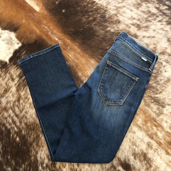 mother mid rise dazzler pardon my french